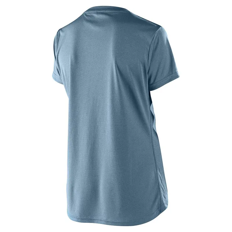 Troy Lee Designs Lilium Womens Short Sleeve Jersey - Heather Smoke Blue 5 Troy Lee Designs Lilium Womens Short Sleeve Jersey - Heather Smoke Blue - Image 3