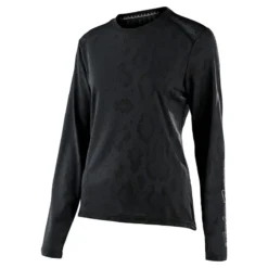 Troy Lee Designs Lilium Womens Long Sleeve Jersey - Snake Black 7 Troy Lee Designs Lilium Womens Long Sleeve Jersey - Snake Black -CycloPro Shop TLD358786SnakeBLK 1