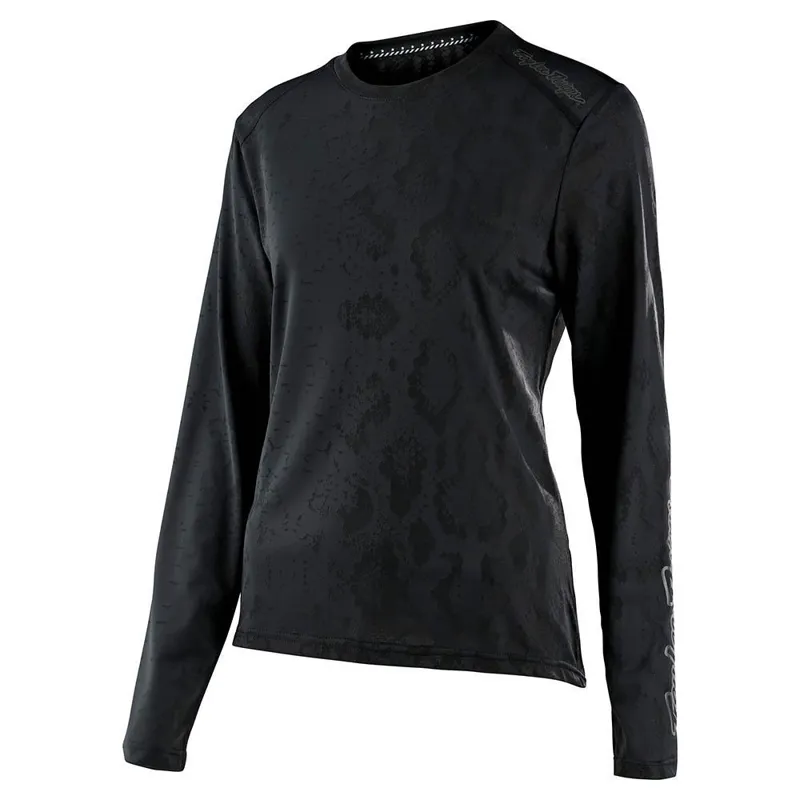 Troy Lee Designs Lilium Womens Long Sleeve Jersey - Snake Black 5 Troy Lee Designs Lilium Womens Long Sleeve Jersey - Snake Black - Image 3