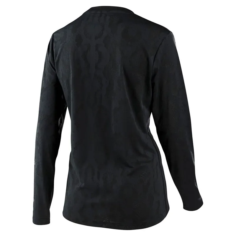 Troy Lee Designs Lilium Womens Long Sleeve Jersey - Snake Black 4 Troy Lee Designs Lilium Womens Long Sleeve Jersey - Snake Black - Image 2