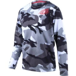 Troy Lee Designs Flowline Youth Long Sleeve Jersey - Revert Black -CycloPro Shop TLD36552900 1
