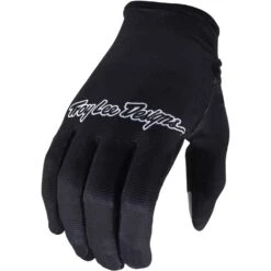 Troy Lee Designs Flowline Men's MTB Long Finger Gloves - Plot Charcoal -CycloPro Shop TLD437BLKFallRange 1