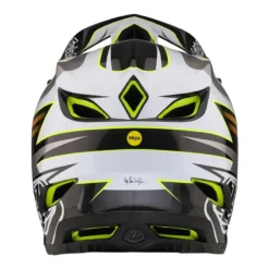 Troy Lee Designs D4 Carbon MIPS Full Face Helmet - Saber Grey