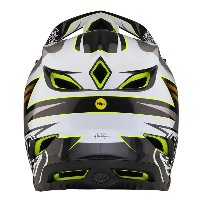 Troy Lee Designs D4 Carbon MIPS Full Face Helmet - Saber Grey 3 Troy Lee Designs D4 Carbon MIPS Full Face Helmet - Saber Grey