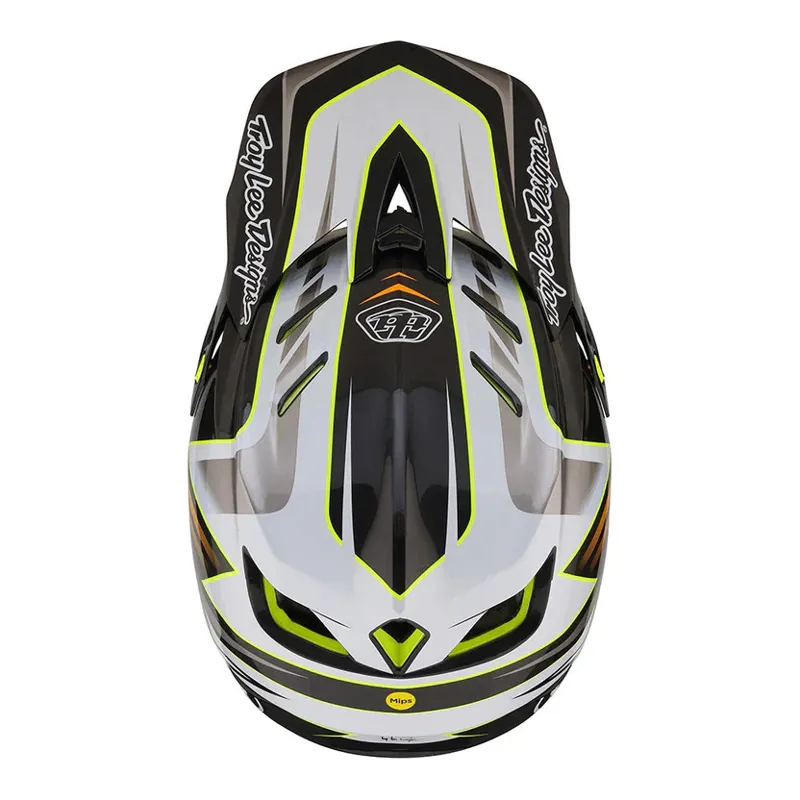 Troy Lee Designs D4 Carbon MIPS Full Face Helmet - Saber Grey 6 Troy Lee Designs D4 Carbon MIPS Full Face Helmet - Saber Grey - Image 4