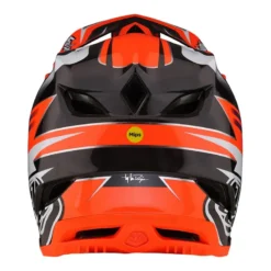 Troy Lee Designs D4 Carbon MIPS Full Face Helmet - Saber Red -CycloPro Shop TLD B23D1 D4CF SABER RED 03