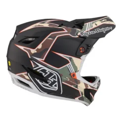 Troy Lee Designs D4 Composite MIPS Full Face Helmet - Matrix Camo Green