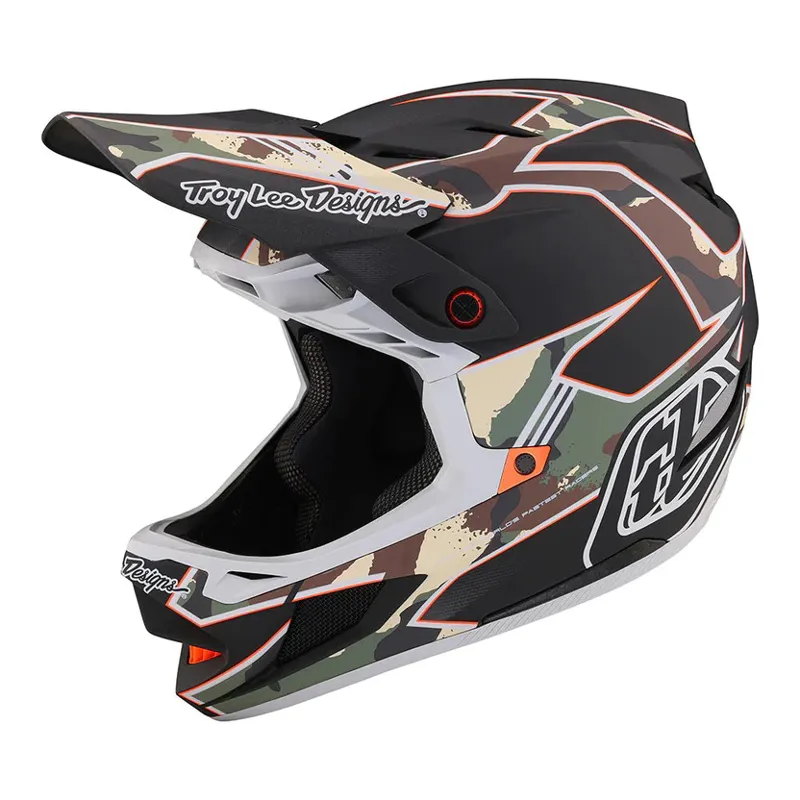 Troy Lee Designs D4 Composite MIPS Full Face Helmet - Matrix Blue 12 Troy Lee Designs D4 Composite MIPS Full Face Helmet - Matrix Blue - Image 10