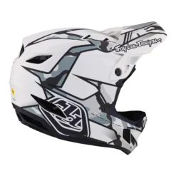 Troy Lee Designs D4 Composite MIPS Full Face Helmet - Matrix Camo White -CycloPro Shop TLD B23D1 D4CM MATRIXCAMO WHT 04
