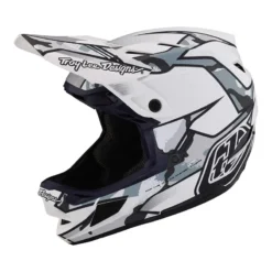 Troy Lee Designs D4 Composite MIPS Full Face Helmet - Matrix Camo White