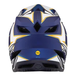 Troy Lee Designs D4 Composite MIPS Full Face Helmet - Matrix Blue 20 Troy Lee Designs D4 Composite MIPS Full Face Helmet - Matrix Blue -CycloPro Shop TLD B23D1 D4CM MATRIX BLU 03
