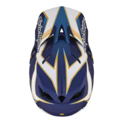 Troy Lee Designs D4 Composite MIPS Full Face Helmet - Matrix Blue