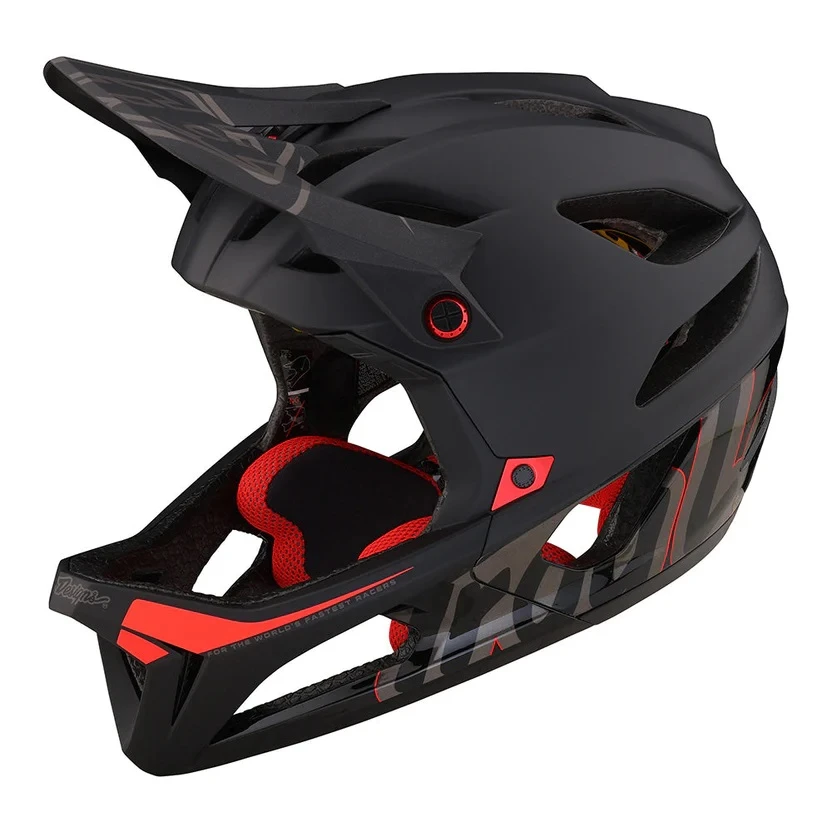Troy Lee Designs Stage MIPS Full Face Helmet - Signature Camo Black 11 Troy Lee Designs Stage MIPS Full Face Helmet - Signature Camo Black - Image 9