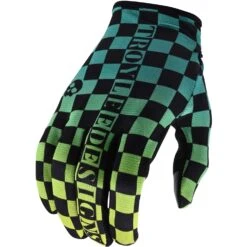 Troy Lee Designs Troy Lee Flowline Men's MTB Long Finger Gloves - White/Black Checkers 8 Troy Lee Designs Troy Lee Flowline Men's MTB Long Finger Gloves - White/Black Checkers -CycloPro Shop TLD FLOWLINE GLOVE CHECKERS GRNBLK 01 1