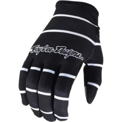 Troy Lee Designs Troy Lee Flowline Men's MTB Long Finger Gloves - Stripe Black -CycloPro Shop TLD FLOWLINE GLOVE STRIPE BLK 01