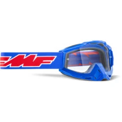 FMF PowerBomb Goggles - Rocket White Frame/Clear Lens -CycloPro Shop UF5020010102 1