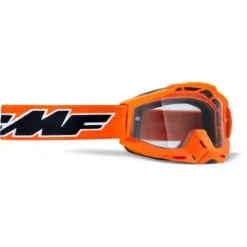 FMF PowerBomb Goggles - Rocket Orange Frame/Clear Lens -CycloPro Shop UF5020010105