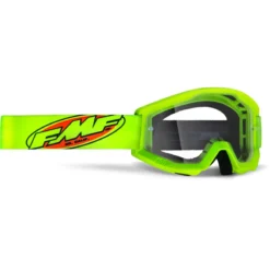 FMF PowerCore Core Goggles - Black Frame/Clear Lens -CycloPro Shop UF5040010104