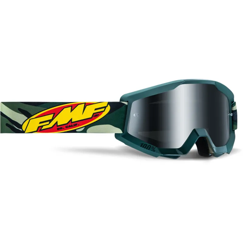 FMF PowerCore Assault Goggles - Camo Green Frame/Mirror Silver Lens 4 FMF PowerCore Assault Goggles - Camo Green Frame/Mirror Silver Lens - Image 2