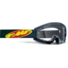 FMF PowerCore Core Youth Goggles - Black Frame/Clear Lens -CycloPro Shop UF5050010101