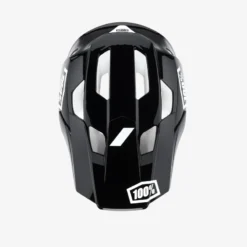 100 Percent Trajecta Fidlock Full Face Helmet - Black/White -CycloPro Shop VAR HP 80021 001 10BLKWHT 4