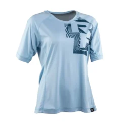 Race Face Nimby Womens Short Sleeve Jersey - Sky Blue -CycloPro Shop VAR RFJB075001BLU 1