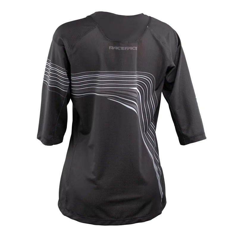 Race Face Khyber Womens 3/4 Sleeve Jersey - Concrete 4 Race Face Khyber Womens 3/4 Sleeve Jersey - Concrete - Image 2