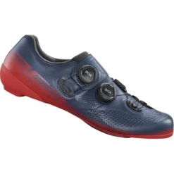 Shimano RC702 Men's SPD-SL Road Shoes - Black -CycloPro Shop VARBRC702RED 1 1