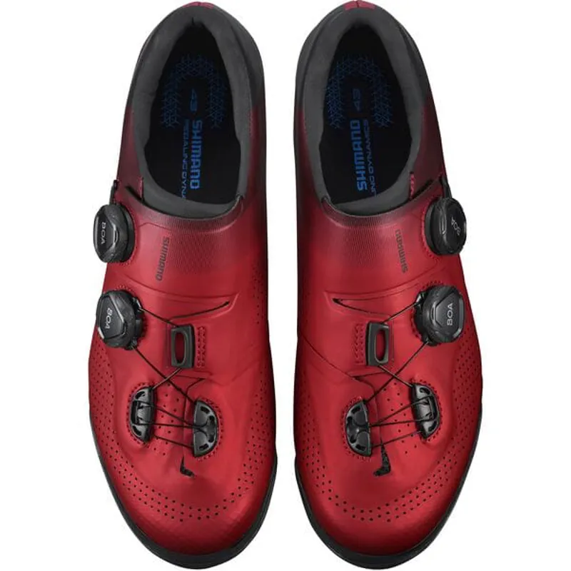 Shimano XC702 SPD Men's MTB Shoes - Red 6 Shimano XC702 SPD Men's MTB Shoes - Red - Image 4