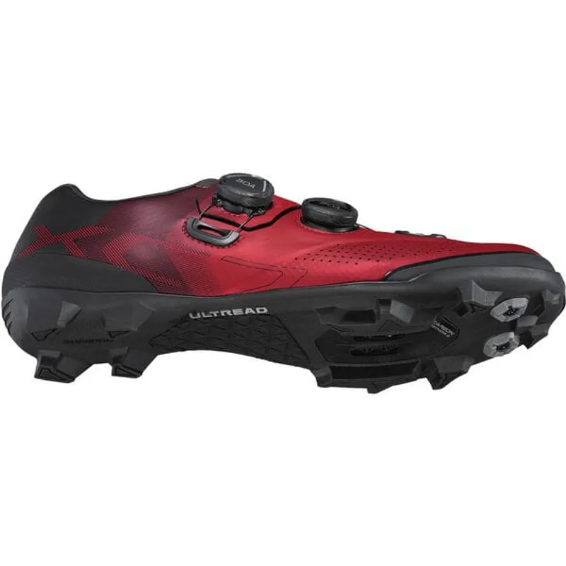 Shimano XC702 SPD Men's MTB Shoes - Red 8 Shimano XC702 SPD Men's MTB Shoes - Red - Image 6