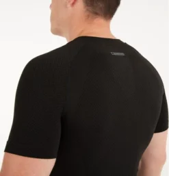 Madison Isoler Mesh Short Sleeve Men's Base Layer - Black -CycloPro Shop VARCLA700BLK 3
