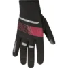 Madison Element Softshell Womens Long Finger Gloves - Black/Pink 2 Madison Element Softshell Womens Long Finger Gloves - Black/Pink -CycloPro Shop VARMCL20W25BLKPNK 1