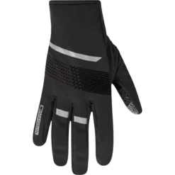 Madison Element Softshell Youth Long Finger Gloves - Black -CycloPro Shop VARMCL20W26BLK 1