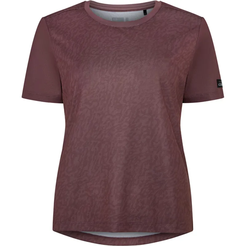 Madison Roam Short Sleeve Performance Womens Tee - Mauve 4 Madison Roam Short Sleeve Performance Womens Tee - Mauve - Image 2