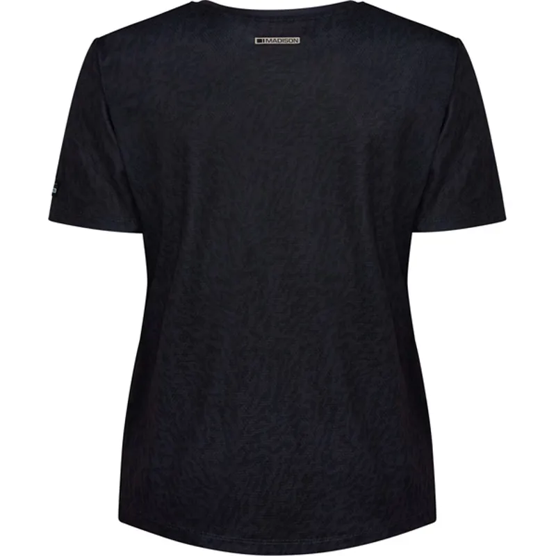 Madison Roam Short Sleeve Performance Womens Tee - Phantom Black 5 Madison Roam Short Sleeve Performance Womens Tee - Phantom Black - Image 3