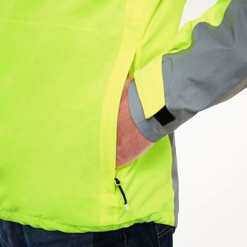 Madison Stellar FiftyFifty Reflective Men's Jacket - Yellow/Silver 7 Madison Stellar FiftyFifty Reflective Men's Jacket - Yellow/Silver - Image 5