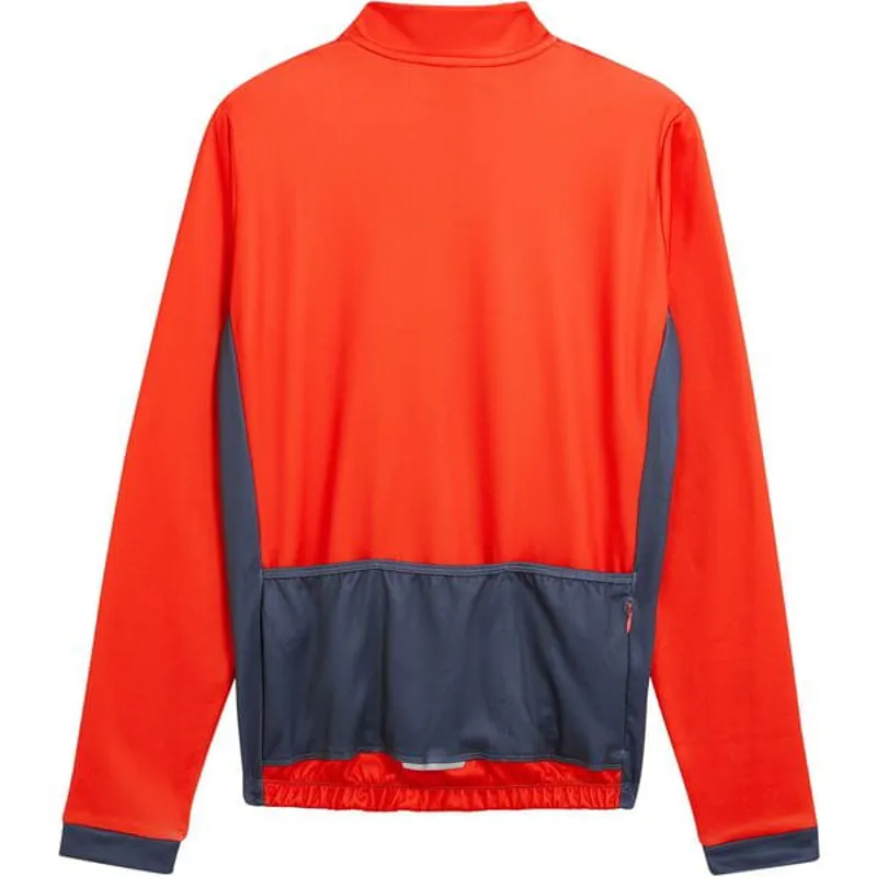 Madison Sportive Thermal Men's Long Sleeve Jersey - Chilli Red/Navy 4 Madison Sportive Thermal Men's Long Sleeve Jersey - Chilli Red/Navy - Image 2