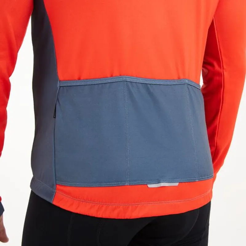 Madison Sportive Thermal Men's Long Sleeve Jersey - Chilli Red/Navy 7 Madison Sportive Thermal Men's Long Sleeve Jersey - Chilli Red/Navy - Image 5