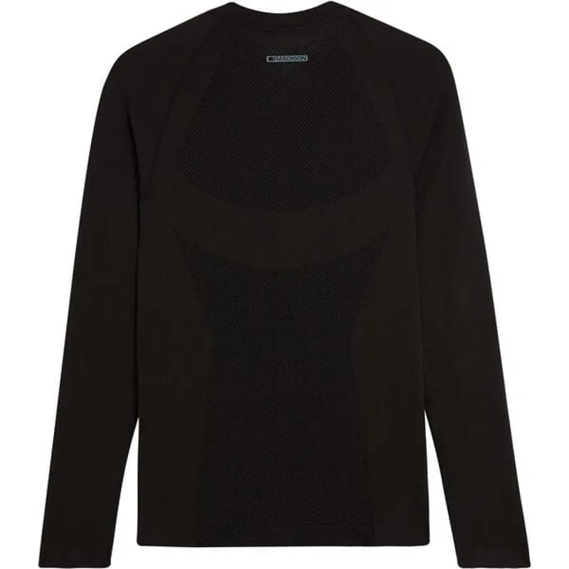 Madison Isoler Mesh Long Sleeve Men's Base Layer - Black 7 Madison Isoler Mesh Long Sleeve Men's Base Layer - Black - Image 5