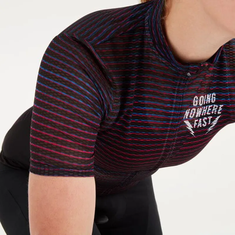 Madison Turbo Short Sleeve Women's Jersey - Glitch Stripe 6 Madison Turbo Short Sleeve Women's Jersey - Glitch Stripe - Image 4