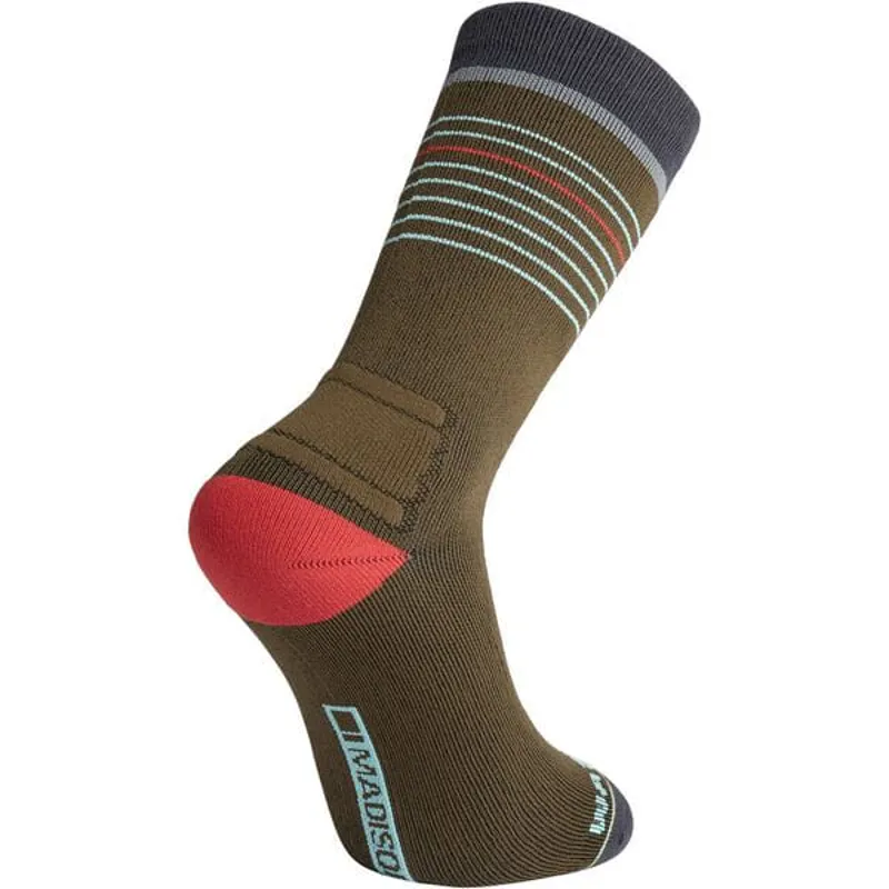 Madison Isoler Merino Waterproof Socks - Dark Olive 5 Madison Isoler Merino Waterproof Socks - Dark Olive - Image 3