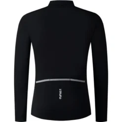 Shimano Vertex Thermal Long Sleeve Men's Jersey - Black -CycloPro Shop VARSC850BLK 2