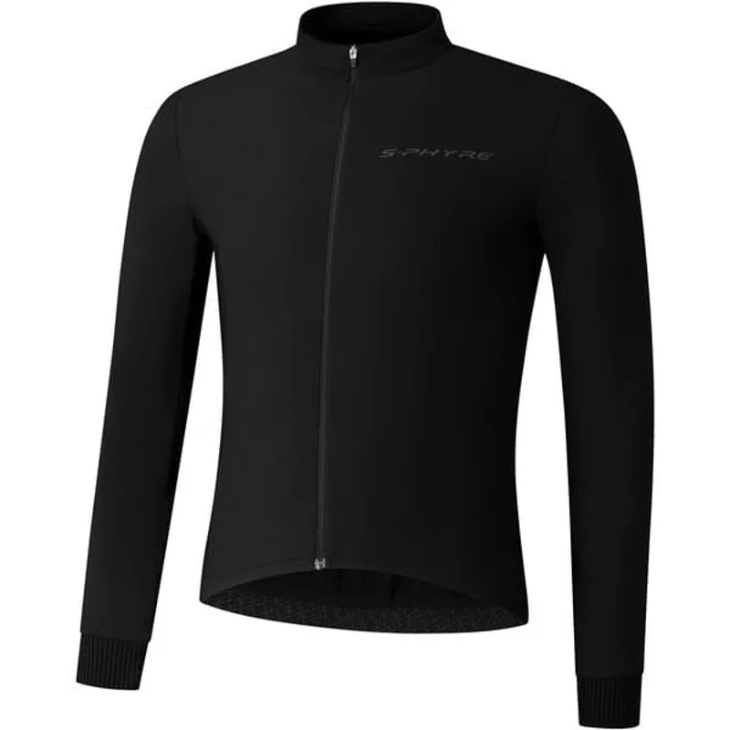 Shimano S-Phyre Thermal Long Sleeve Men's Jersey - Black 4 Shimano S-Phyre Thermal Long Sleeve Men's Jersey - Black - Image 2