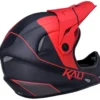 Kali Alpine Carbon Pulse Full Face MTB Helmet - Matt Black/Red