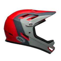 Bell Sanction Full Face MTB Helmet - Matt Crimson/Slate Grey -CycloPro Shop behsanc 34586 01