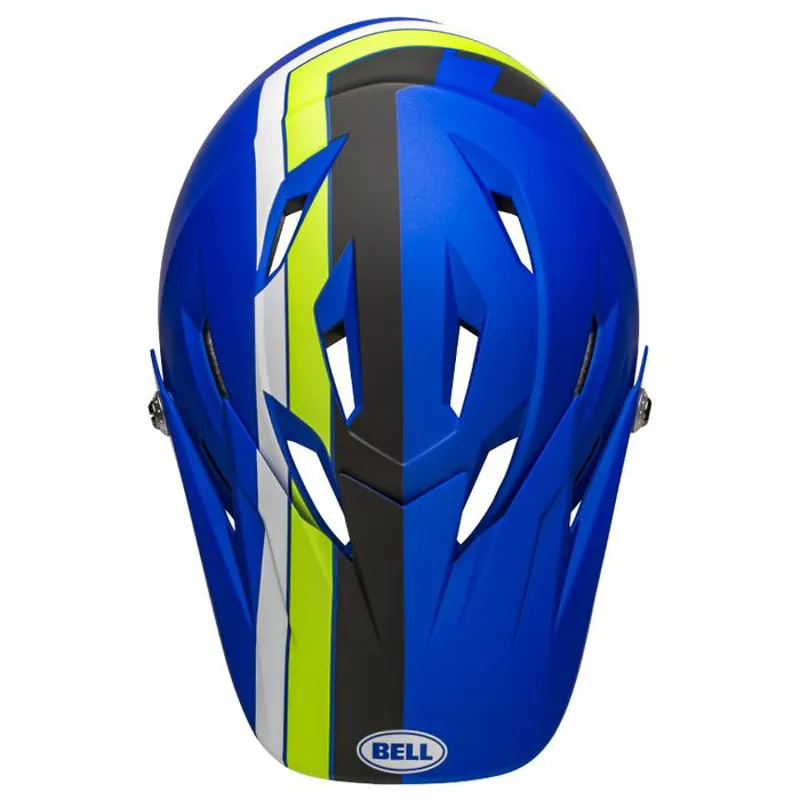 Bell Sanction Full Face Helmet - Agility Matte Blue/Hi-Viz 8 Bell Sanction Full Face Helmet - Agility Matte Blue/Hi-Viz - Image 6