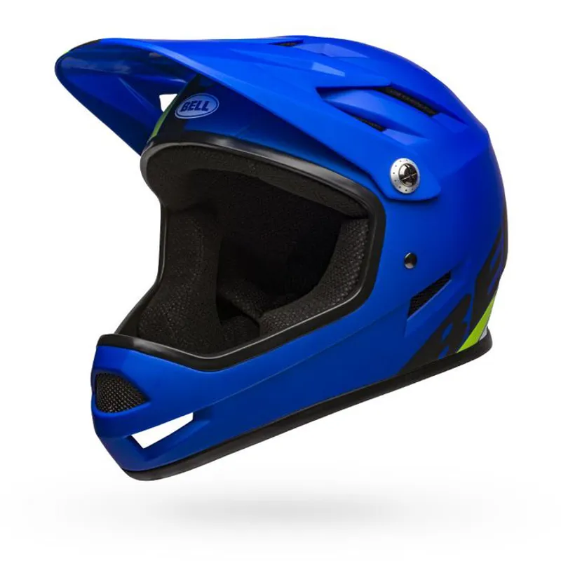 Bell Sanction Full Face Helmet - Agility Matte Blue/Hi-Viz 3 Bell Sanction Full Face Helmet - Agility Matte Blue/Hi-Viz