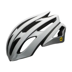 Bell Stratus Mips Road Helmet - Matte/Gloss White/Silver -CycloPro Shop behstsm 42336 01