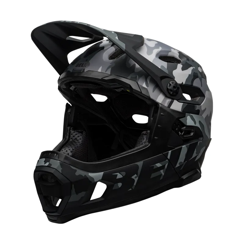 Bell Super DH MIPS Full Face MTB Helmet - Matte/Gloss Black Camo 9 Bell Super DH MIPS Full Face MTB Helmet - Matte/Gloss Black Camo - Image 7