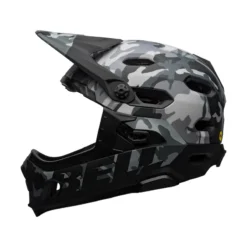 Bell Super DH MIPS Full Face MTB Helmet - Matte/Gloss Black Camo